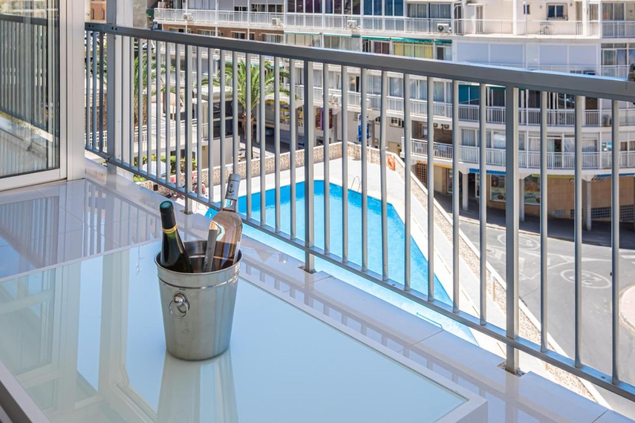 La Perla Benidorm Apartment Seaview & Pool Levante Beach Exteriér fotografie