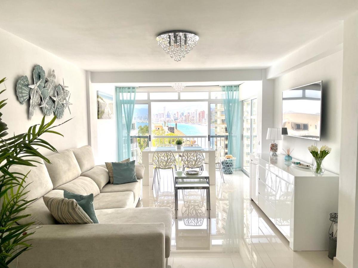 La Perla Benidorm Apartment Seaview & Pool Levante Beach Exteriér fotografie