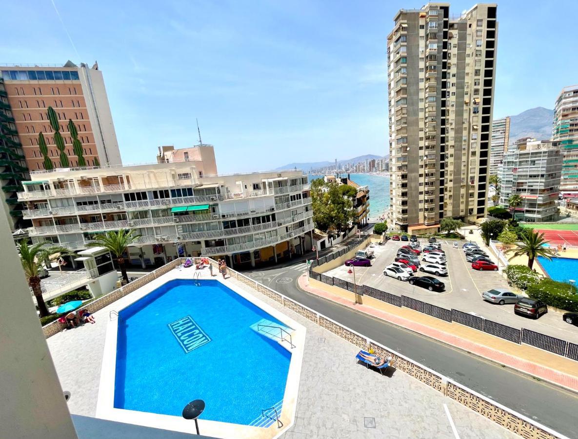 La Perla Benidorm Apartment Seaview & Pool Levante Beach Exteriér fotografie