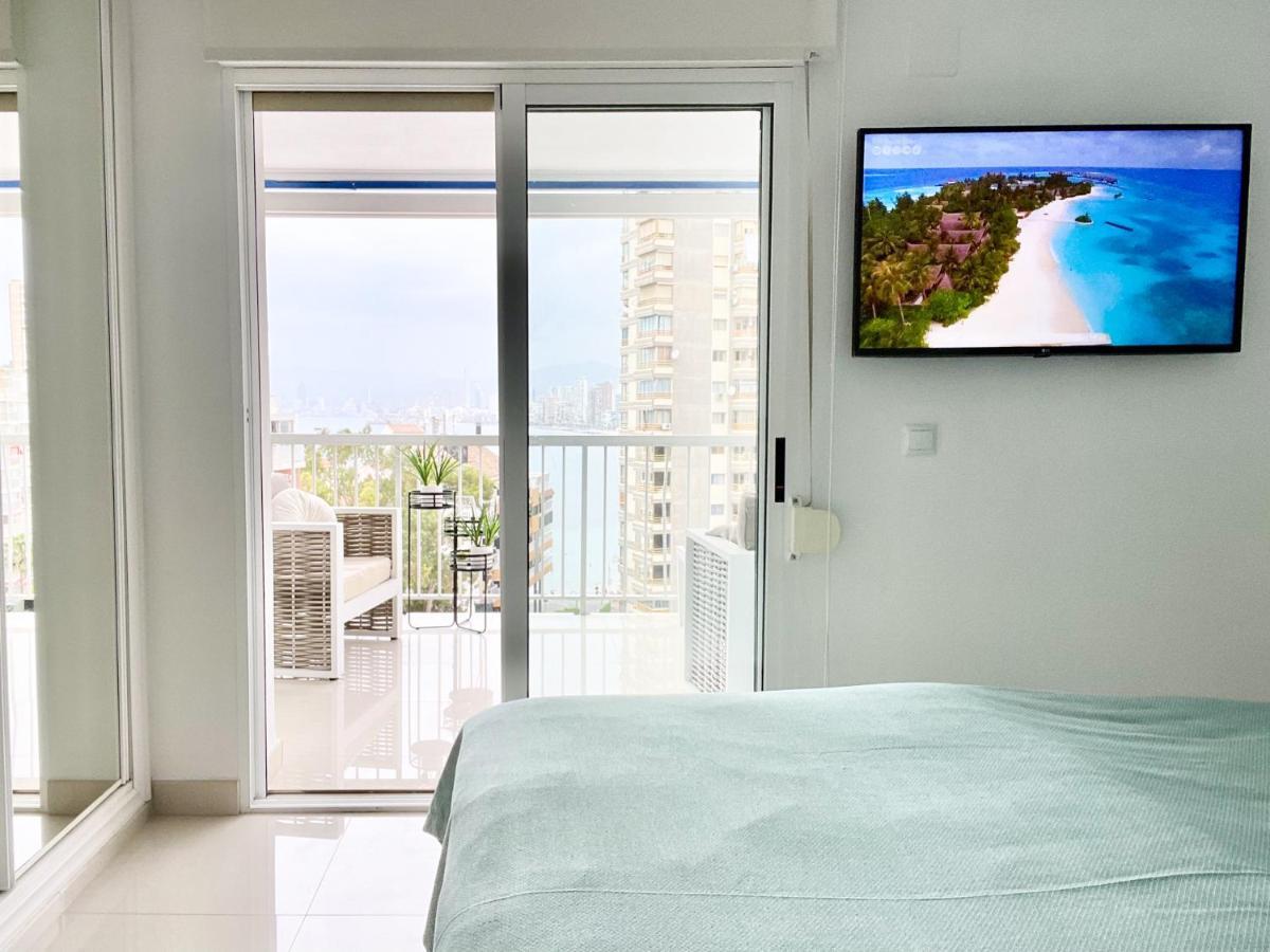 La Perla Benidorm Apartment Seaview & Pool Levante Beach Exteriér fotografie