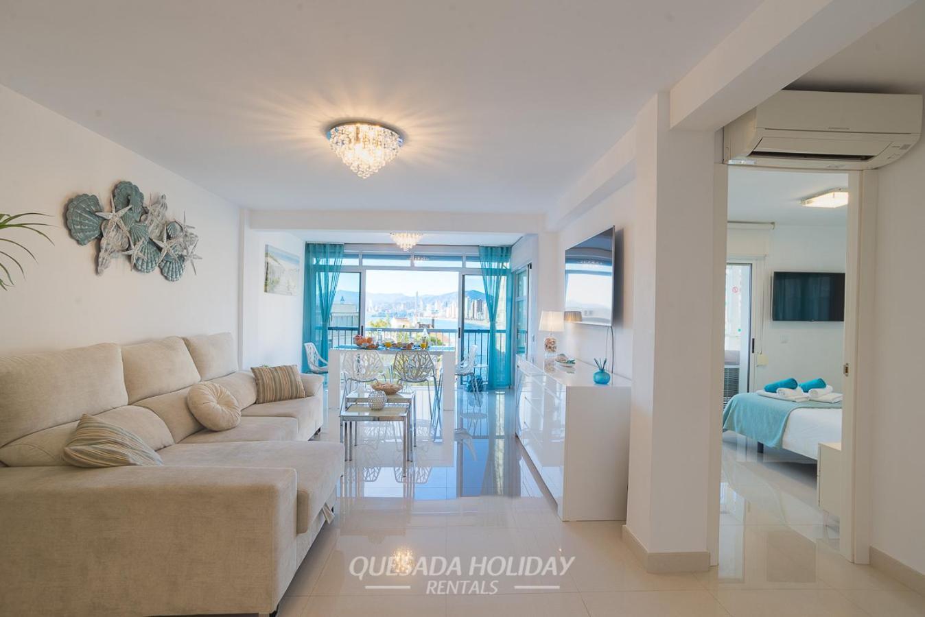 La Perla Benidorm Apartment Seaview & Pool Levante Beach Exteriér fotografie