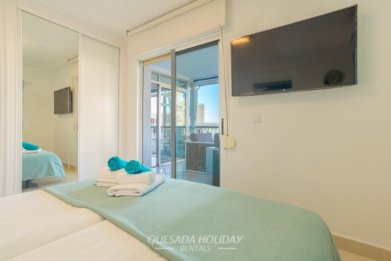 La Perla Benidorm Apartment Seaview & Pool Levante Beach Exteriér fotografie