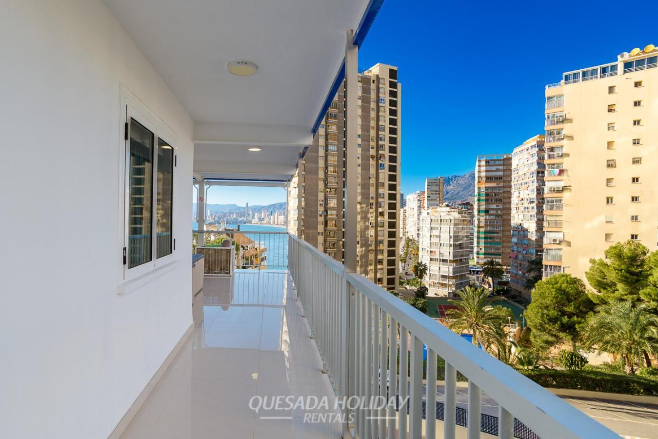 La Perla Benidorm Apartment Seaview & Pool Levante Beach Exteriér fotografie