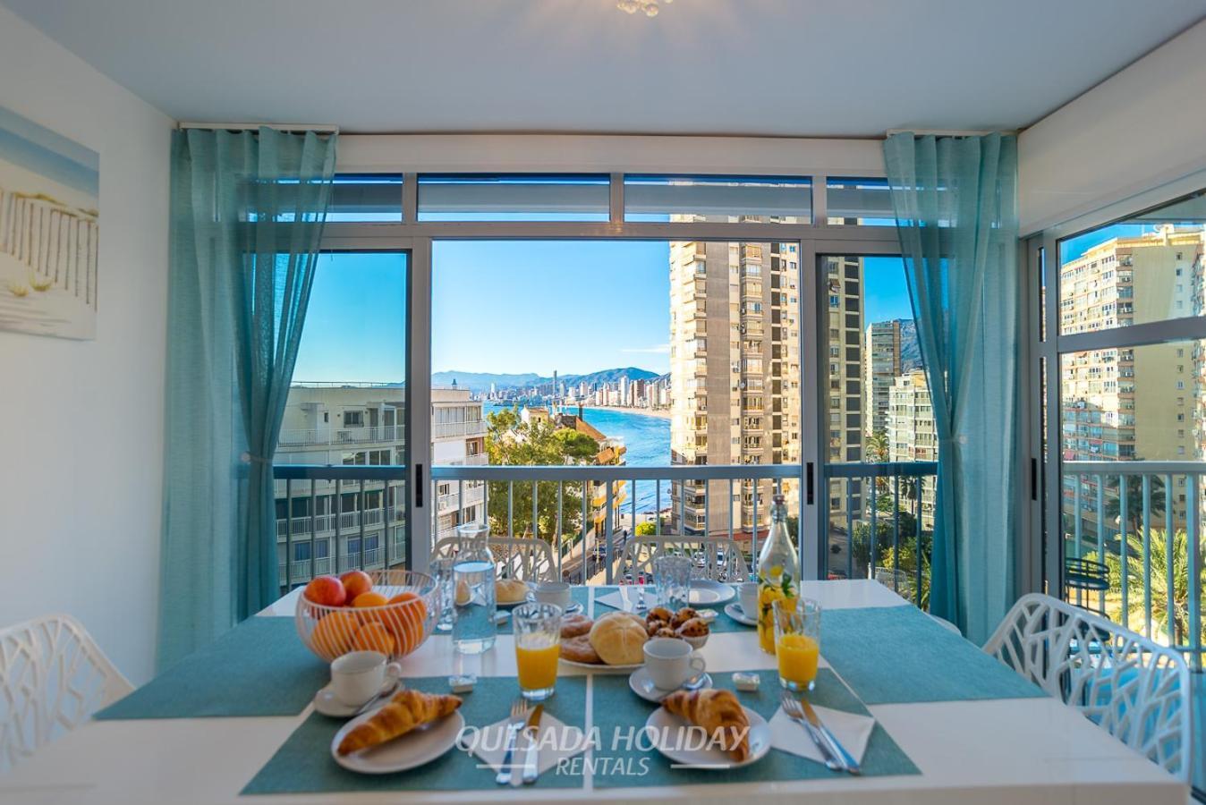 La Perla Benidorm Apartment Seaview & Pool Levante Beach Exteriér fotografie