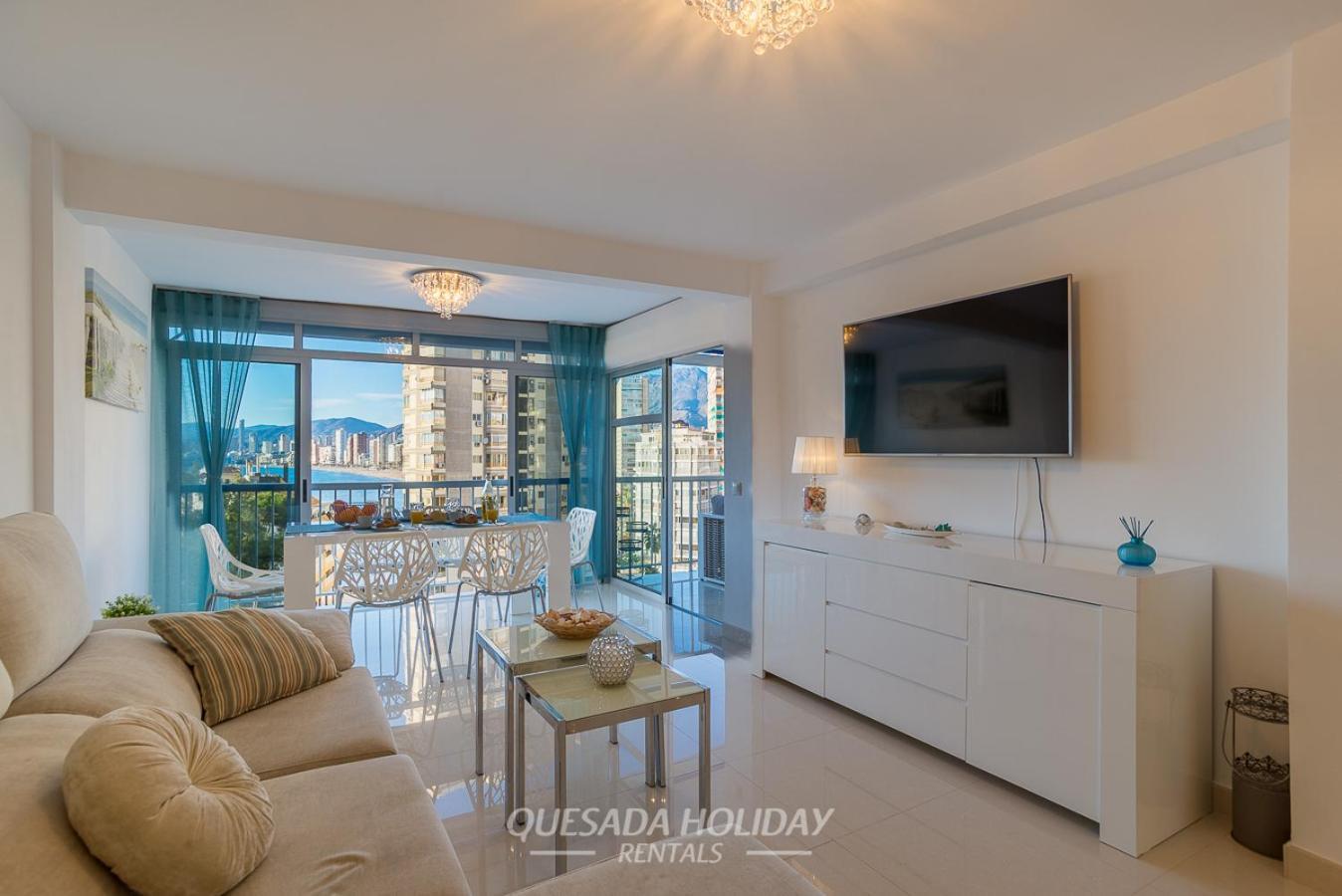 La Perla Benidorm Apartment Seaview & Pool Levante Beach Exteriér fotografie