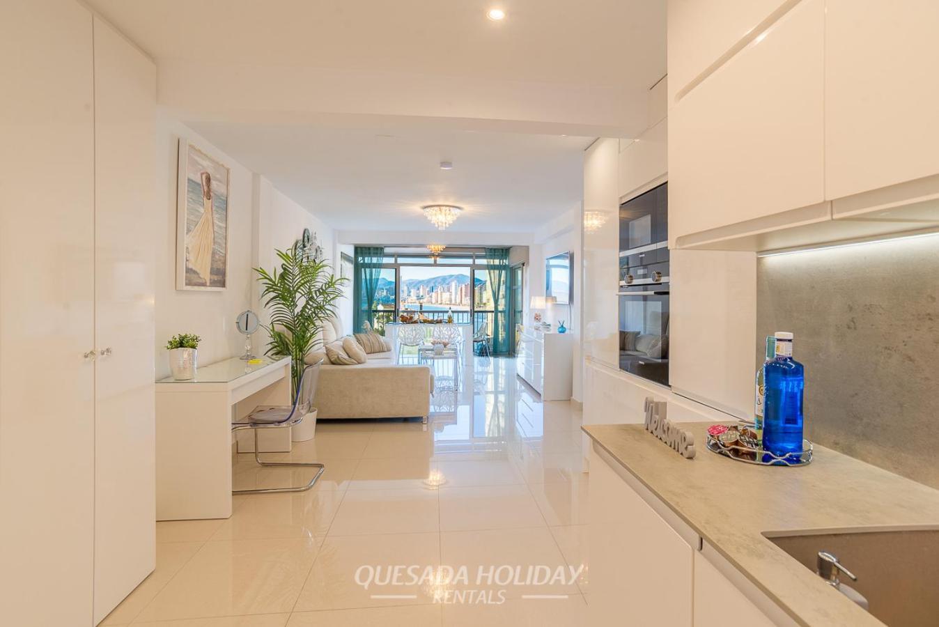 La Perla Benidorm Apartment Seaview & Pool Levante Beach Exteriér fotografie
