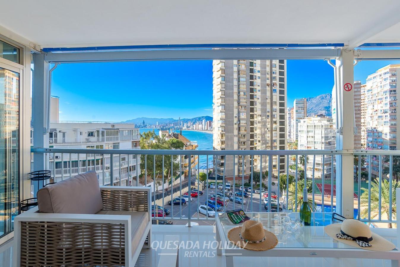 La Perla Benidorm Apartment Seaview & Pool Levante Beach Exteriér fotografie