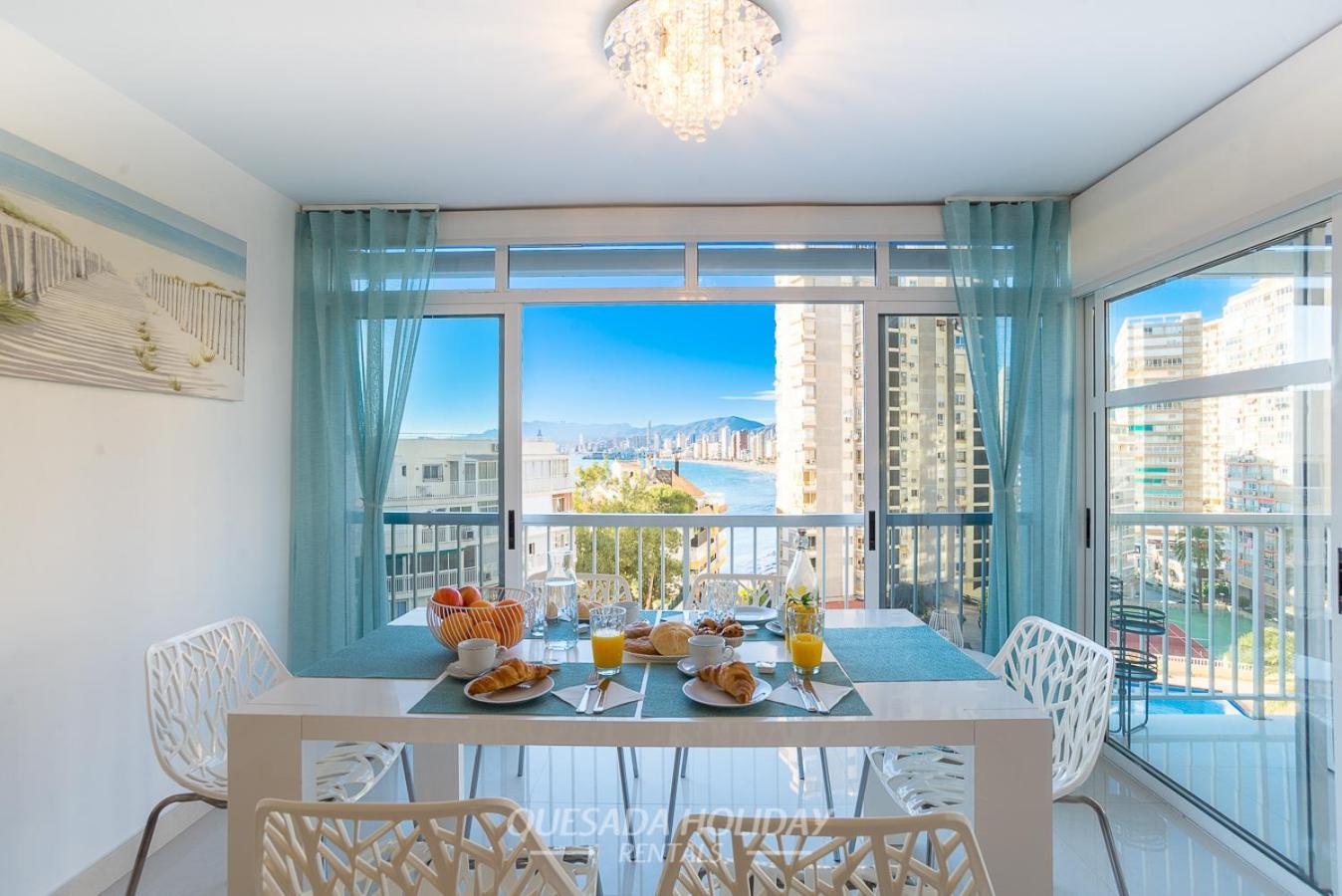 La Perla Benidorm Apartment Seaview & Pool Levante Beach Exteriér fotografie
