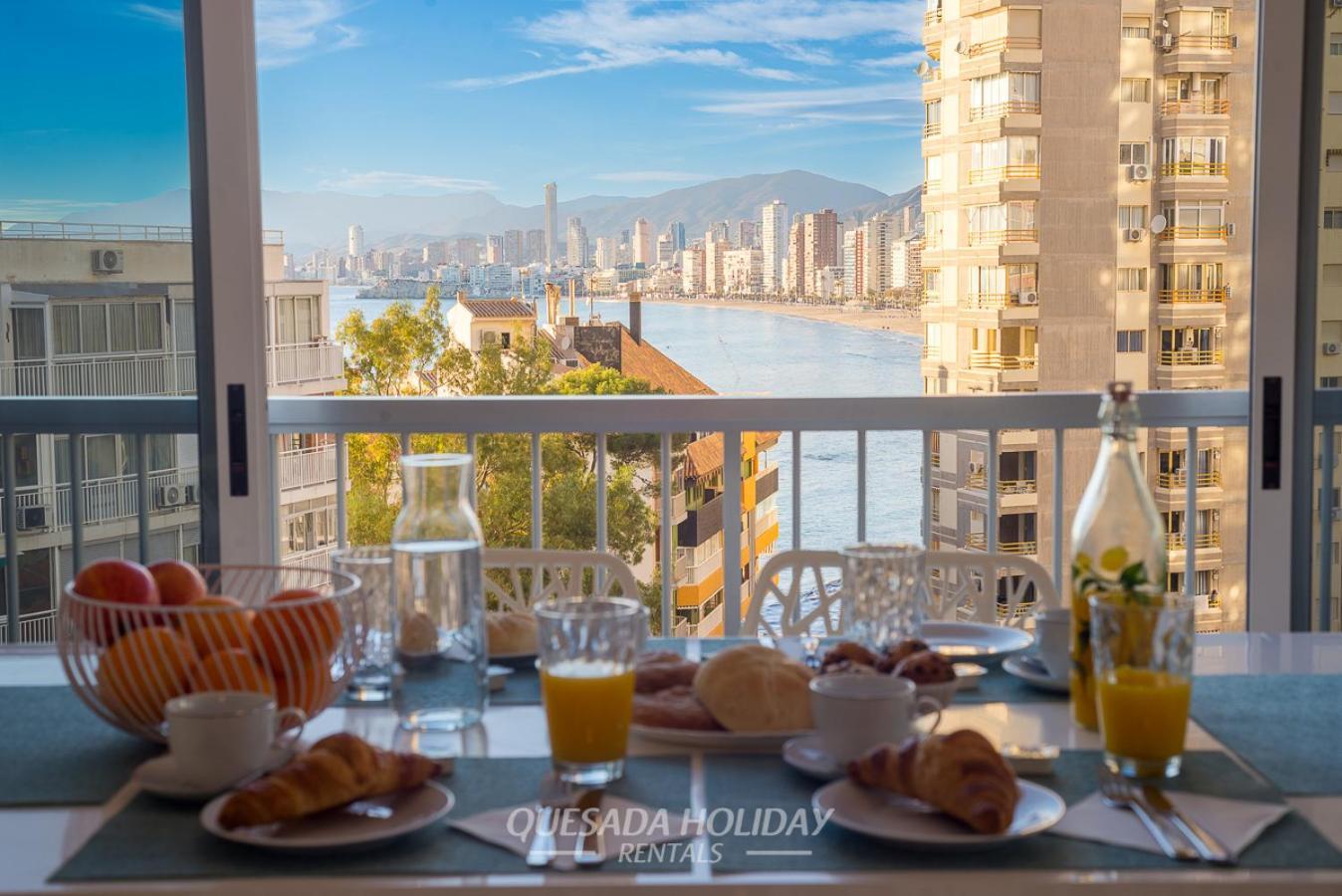 La Perla Benidorm Apartment Seaview & Pool Levante Beach Exteriér fotografie